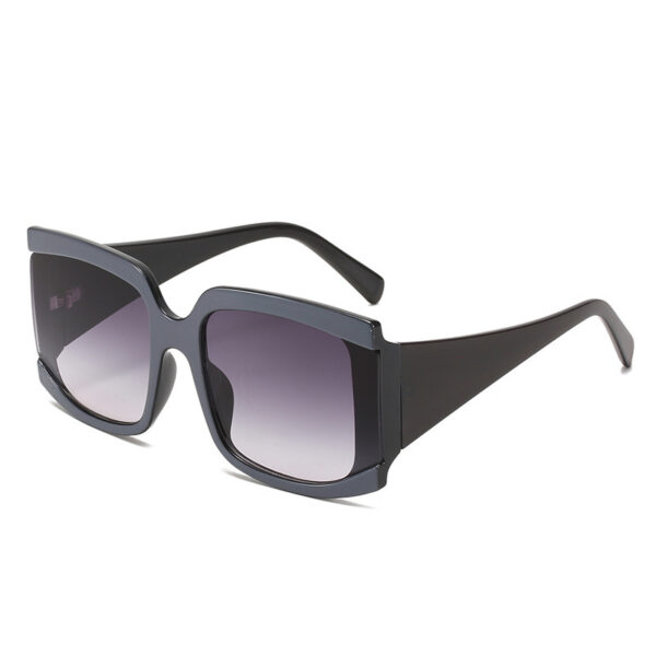 Square Large Frame Sunglasses Fashion Trend Sunglasses - Image 2