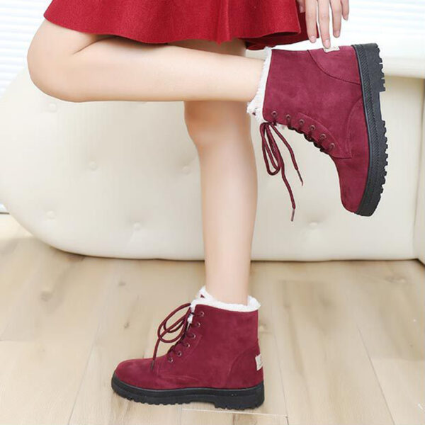 Winter Snow Boots With Warm Plush Ankle Boots For Women Shoes - Image 2