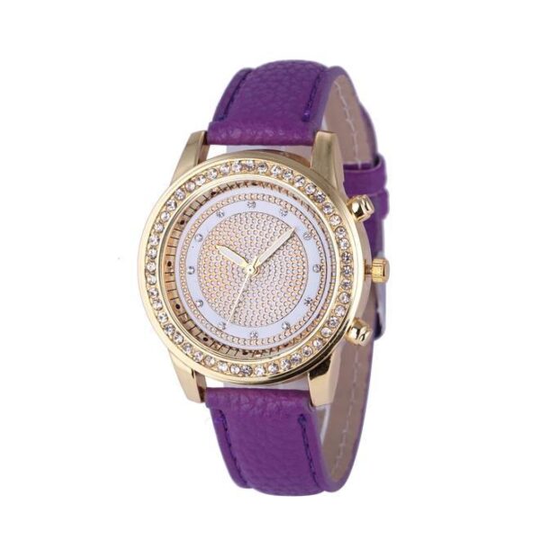 New Women Bracelet Wristwatch ladies Crystal Geneva Watches Fashion Stainless Steel Quartz Wristwatches - Image 4