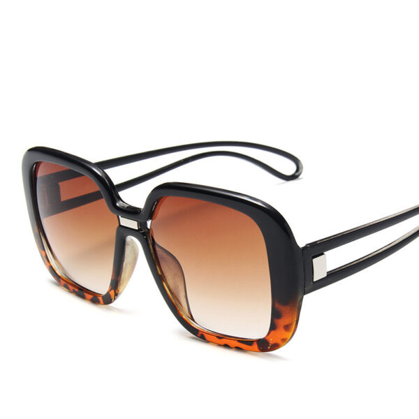 Large frame sunglasses with gradient personality sunglasses - Image 2