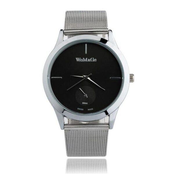 Fashion Alloy Belt Mesh Watch Unisex women's watches Minimalist Style Quartz Watch relogio feminino saat Watches for women - Image 4