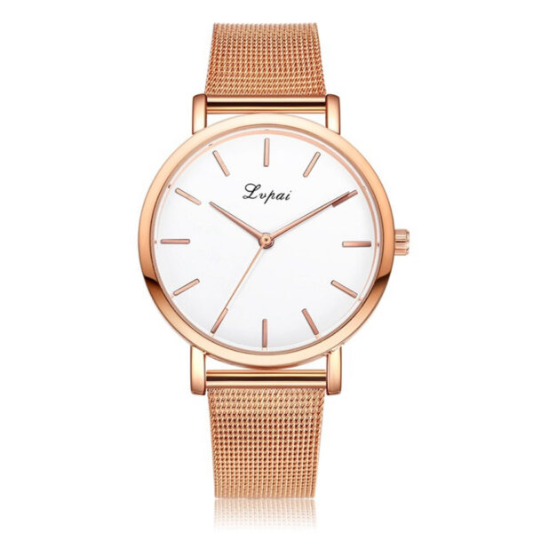 Vansvar fashion brand silver and gold mesh band creative marble wristwatch casual women quartz watches gift relogio feminino - Image 4