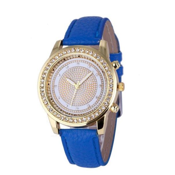 New Women Bracelet Wristwatch ladies Crystal Geneva Watches Fashion Stainless Steel Quartz Wristwatches - Image 5