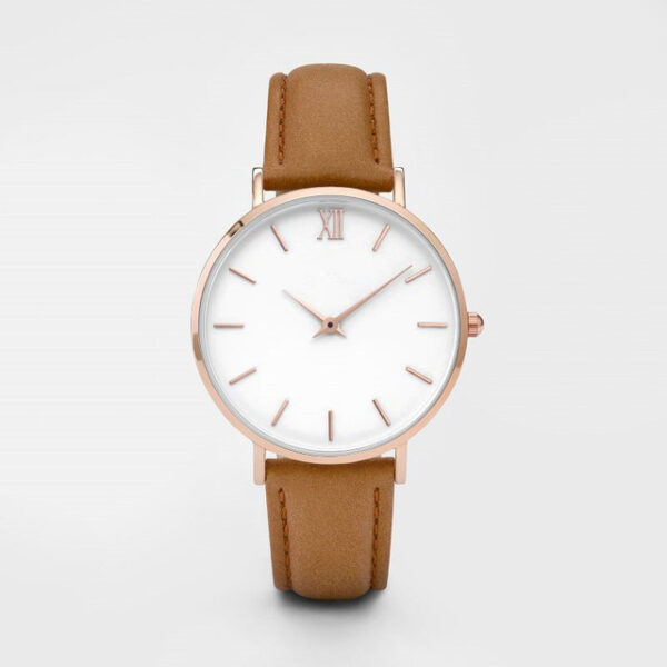 Fashion Women Watches Leather Quartz Watch for Ladies Clocks - Image 8