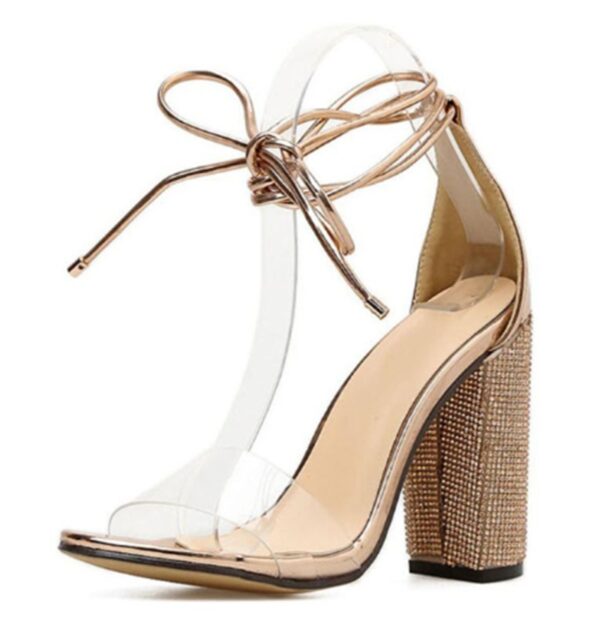 Female Summer Sandals for Women Thick Heels Shoes - Image 4