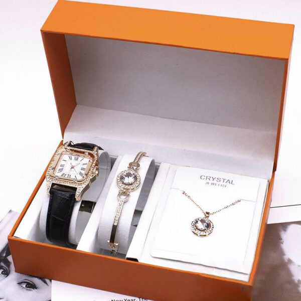 Wrist Watch Set Foreign Trade Watches Women New Necklace Bracelets Wristwatches Women - Image 3