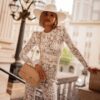 European And American Celebrity Style Composite Lace Exquisite Temperament Slim Jumpsuit - Image 6