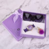 Women Watches Leather Quartz Wristwatch Sunglasses Corsage 3 Pcs Girl Christmas Gift New Year Gift Ladies Gift Box - Image 6