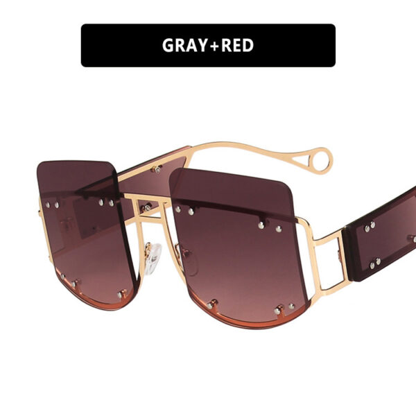 Personalized Sunglasses Hip Hop Fashion Trend Sunglasses - Image 7