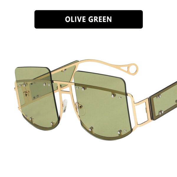 Personalized Sunglasses Hip Hop Fashion Trend Sunglasses - Image 3