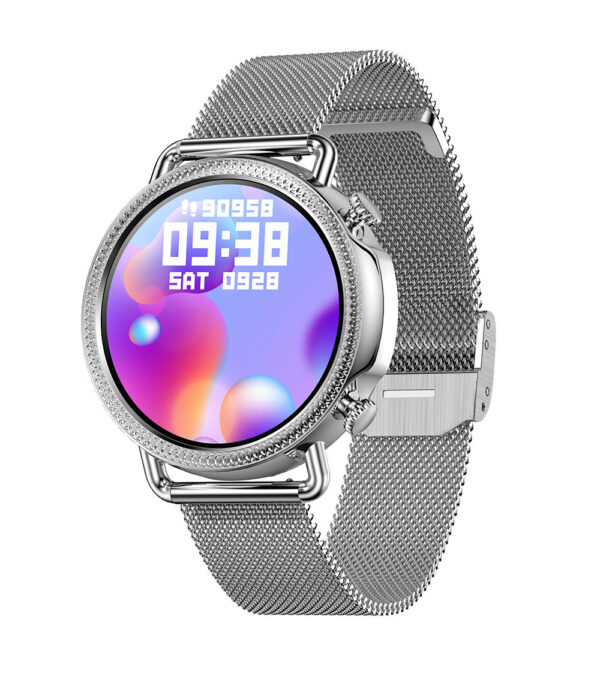 Women's Smart Watch Full Circle Full Touch Body Temperature Monitoring Custom Push Dial - Image 3