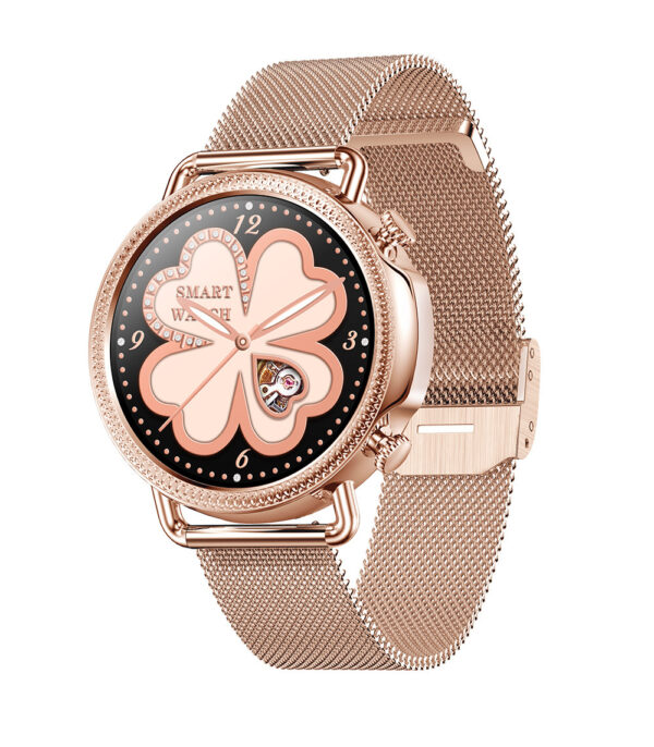 Women's Smart Watch Full Circle Full Touch Body Temperature Monitoring Custom Push Dial - Image 2