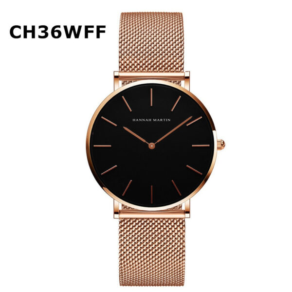 Women Watches With Japanese movement steel mesh belt waterproof watch - Image 3