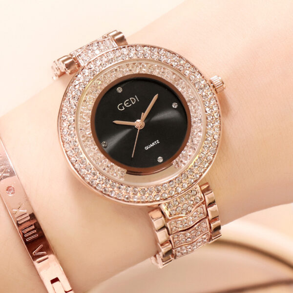 Women's watch with diamond strap - Image 8