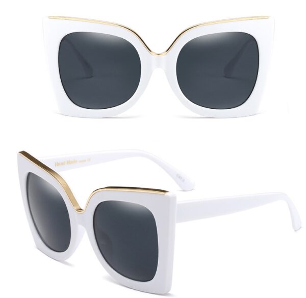 Women's Vintage Cat Eye Sunglasses Women Gradient Lens Sunglasses Glasses - Image 2