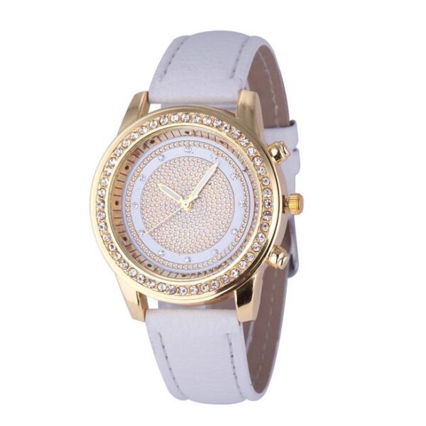 New Women Bracelet Wristwatch ladies Crystal Geneva Watches Fashion Stainless Steel Quartz Wristwatches - Image 3