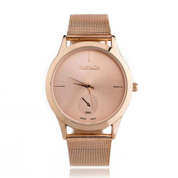 Fashion Alloy Belt Mesh Watch Unisex women's watches Minimalist Style Quartz Watch relogio feminino saat Watches for women - Image 3