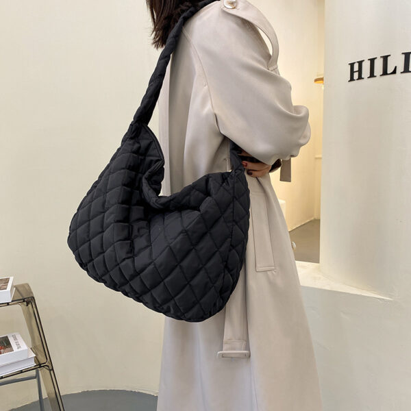 Warm Totes Shoulder Bags For Women Fashion Winter Shopping Bag - Image 4