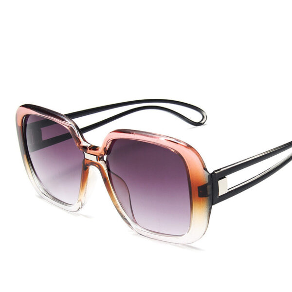 Large frame sunglasses with gradient personality sunglasses - Image 3