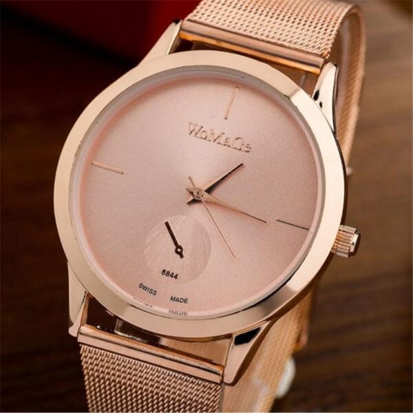 Fashion Alloy Belt Mesh Watch Unisex women's watches Minimalist Style Quartz Watch relogio feminino saat Watches for women - Image 6