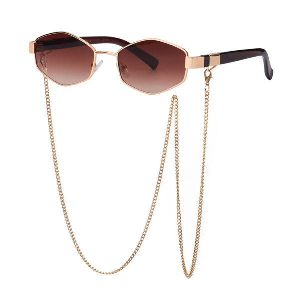 Women's Fashion Personality Chain Korean Style Sunglasses - Image 2