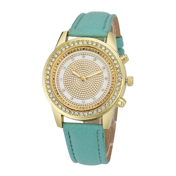 New Women Bracelet Wristwatch ladies Crystal Geneva Watches Fashion Stainless Steel Quartz Wristwatches - Image 6