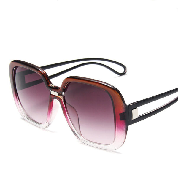 Large frame sunglasses with gradient personality sunglasses - Image 8