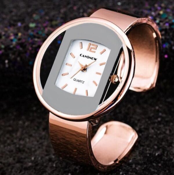 Women Watches New Luxury Brand Bracelet Watch Gold Silver Dial Lady Dress Quartz Clock Hot Bayan Kol Saati - Image 7