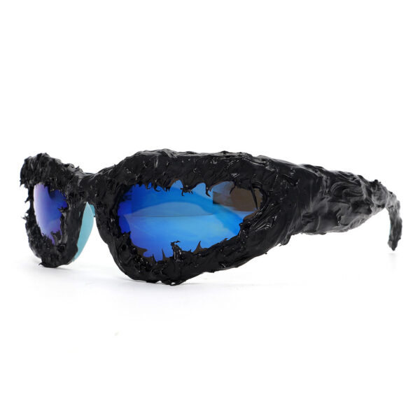 Punk Hot Girl Style Fashion Cat Eye Personality Men And Women Sun Glasses - Image 3