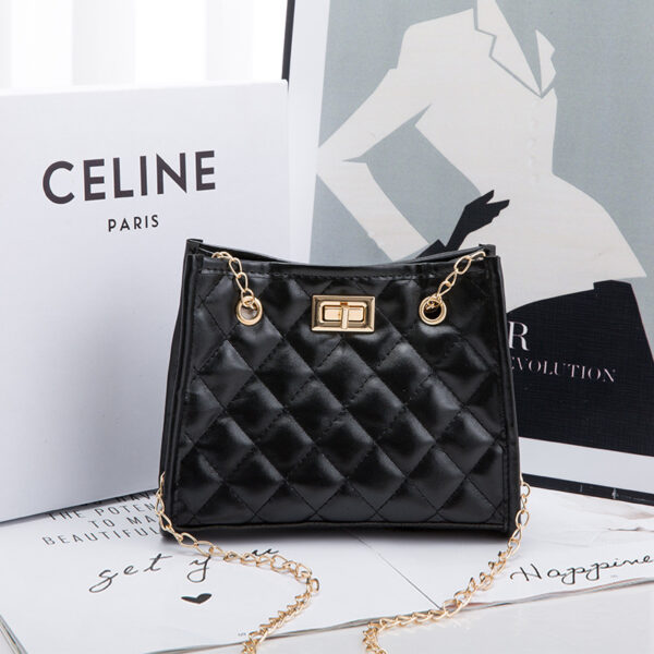 Mini Chain Shoulder Bags Rhombus Sewing Small Square Bags For Women - Image 9