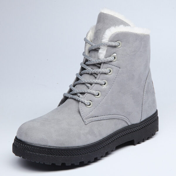 Winter Snow Boots With Warm Plush Ankle Boots For Women Shoes - Image 7