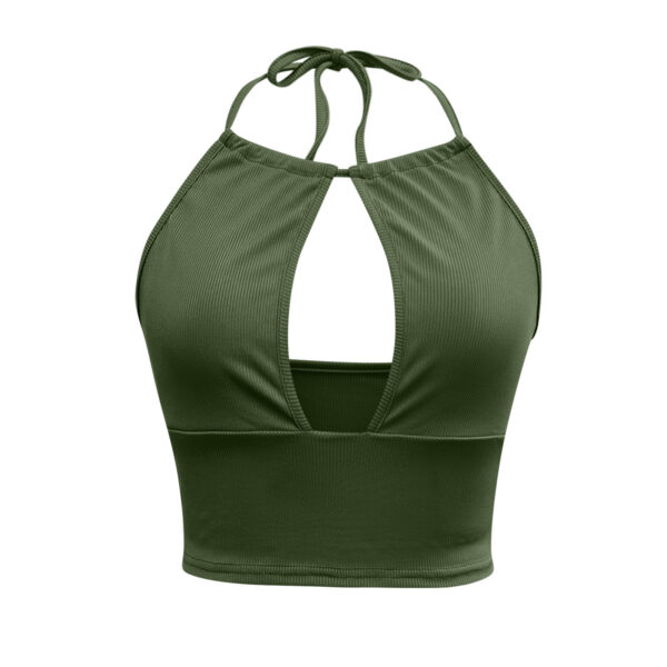 Camisole Halter Vest Women Summer Sexy Hollow Tops - Image 5