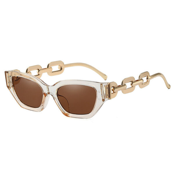 Small Frame Sunglasses, Personalized Chain Temples,Sunshade Sunglasses - Image 5