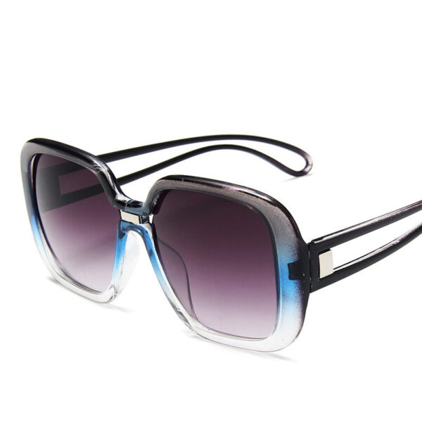 Large frame sunglasses with gradient personality sunglasses - Image 5