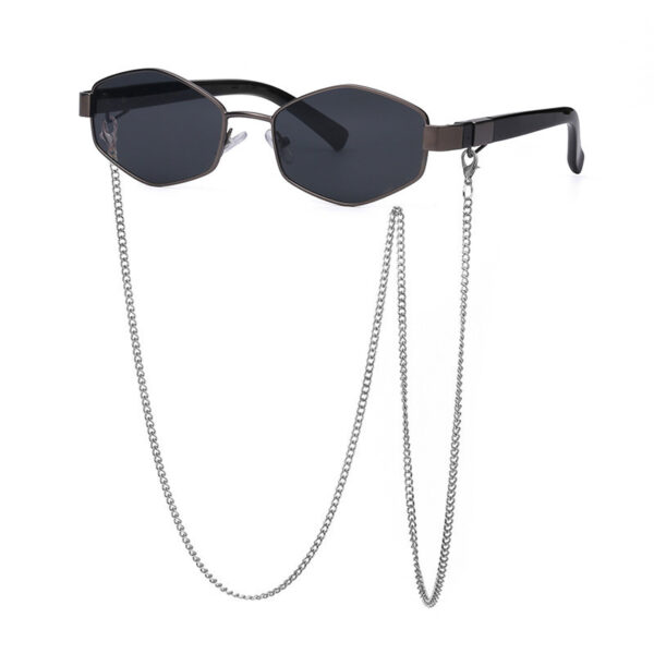 Women's Fashion Personality Chain Korean Style Sunglasses - Image 5