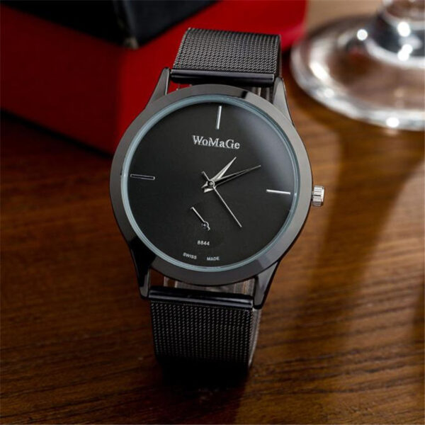 Fashion Alloy Belt Mesh Watch Unisex women's watches Minimalist Style Quartz Watch relogio feminino saat Watches for women - Image 7