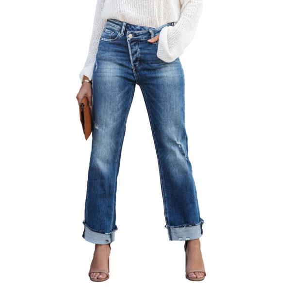 Women's Fashion Individual Casual Loose Jeans - Image 7