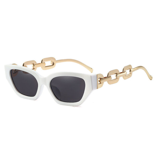 Small Frame Sunglasses, Personalized Chain Temples,Sunshade Sunglasses - Image 4