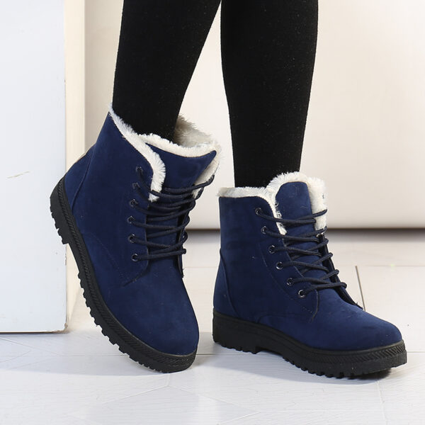 Winter Snow Boots With Warm Plush Ankle Boots For Women Shoes - Image 10