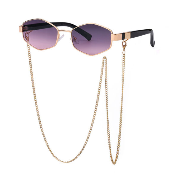 Women's Fashion Personality Chain Korean Style Sunglasses - Image 3