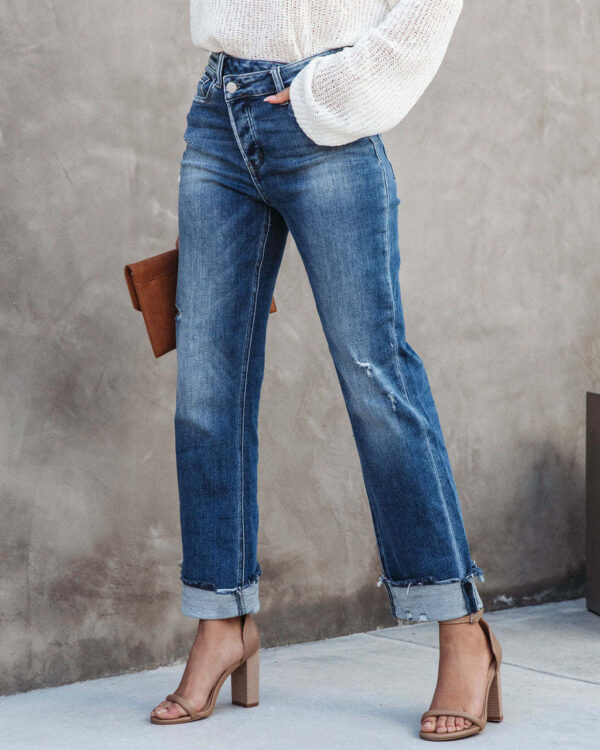 Women's Fashion Individual Casual Loose Jeans - Image 3