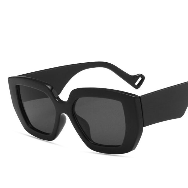 Side Sunglasses Personality Polygon Contrast Sunglasses Retro Sunglasses - Image 5