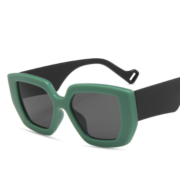 Side Sunglasses Personality Polygon Contrast Sunglasses Retro Sunglasses - Image 8