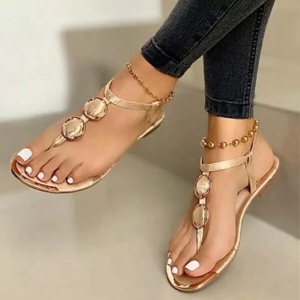 Women's Flat Sandals Summer Beach Shoes - Image 3