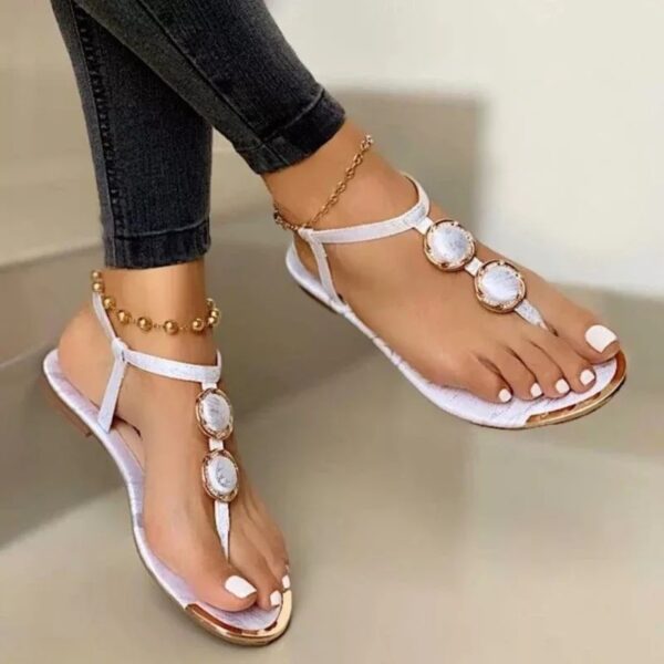 Women's Flat Sandals Summer Beach Shoes - Image 5