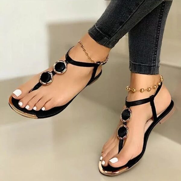 Women's Flat Sandals Summer Beach Shoes - Image 2