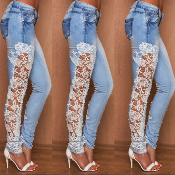 Lace jeans - Image 4
