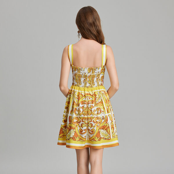 Sweet Style Printed Camisole Dress - Image 3